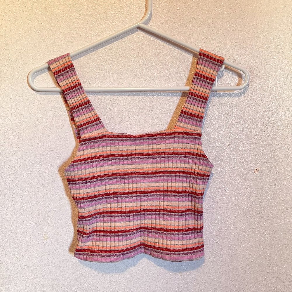 Cute colorful striped tank